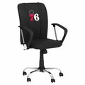 Dreamseat Curve Task Chair with Philadelphia 76ers Secondary Logo XZOCCURVE-PSNBA32013